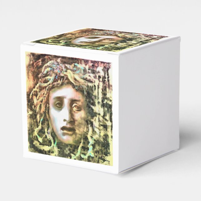 Medusa Portrait eines Gorgon Geschenkschachtel (Vorderseite)