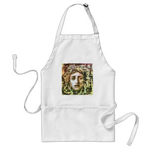 Medusa Portrait eines Gorgon Schürze