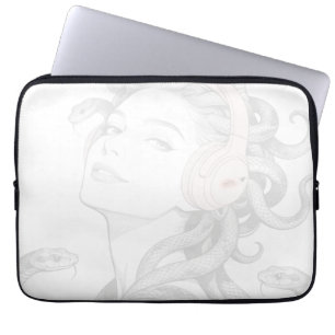Medusa - posiere für die Kamera. Laptopschutzhülle