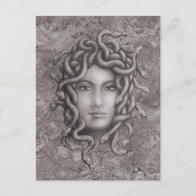 Medusa Postkarte (Vorderseite)