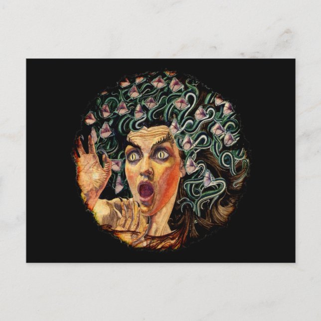 Medusa Postkarte (Vorderseite)