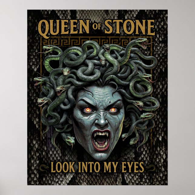 Medusa Queen of Stone Poster (Vorne)