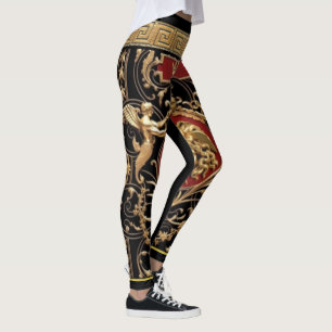 Medusa, Seraphern und Griechischer Klassiker-Desig Leggings