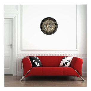Medusa-Uhr-Poster Fotodruck