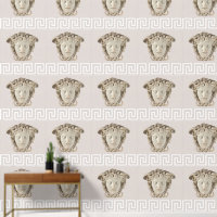 Medusa und Griechisch-Neutral im Beige-Designer