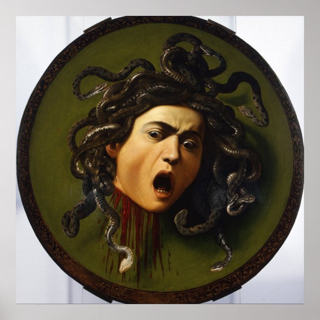 Medusa von Caravaggio - Poster (Vorne)