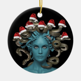 Medusa-Weihnachtsbaumanhänger Keramik Ornament