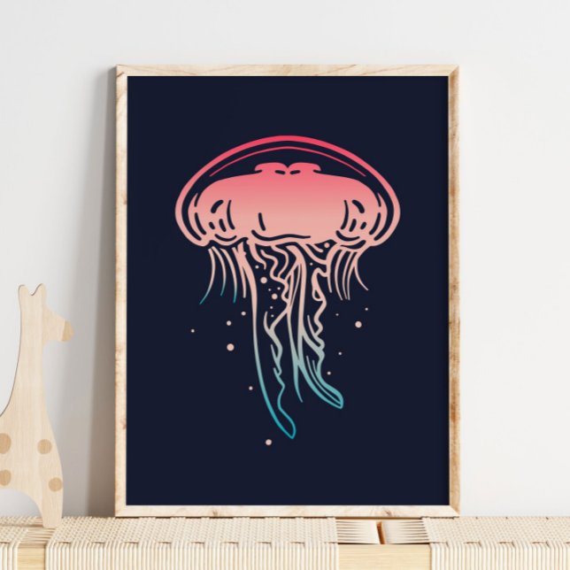 Meduse Sea Creation Print | Meduse Wall Print Poster (Von Creator hochgeladen)