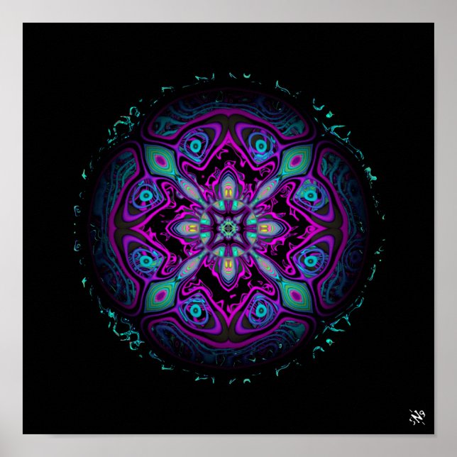 Meduza (Medusa/Qualle-ähnliche Kreatur) Poster (Vorne)