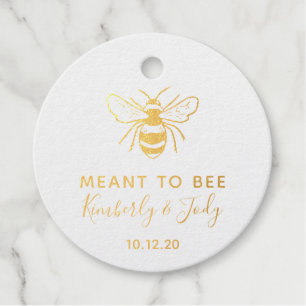 Mee Real FOIL Wedding Honey Fevor Tags