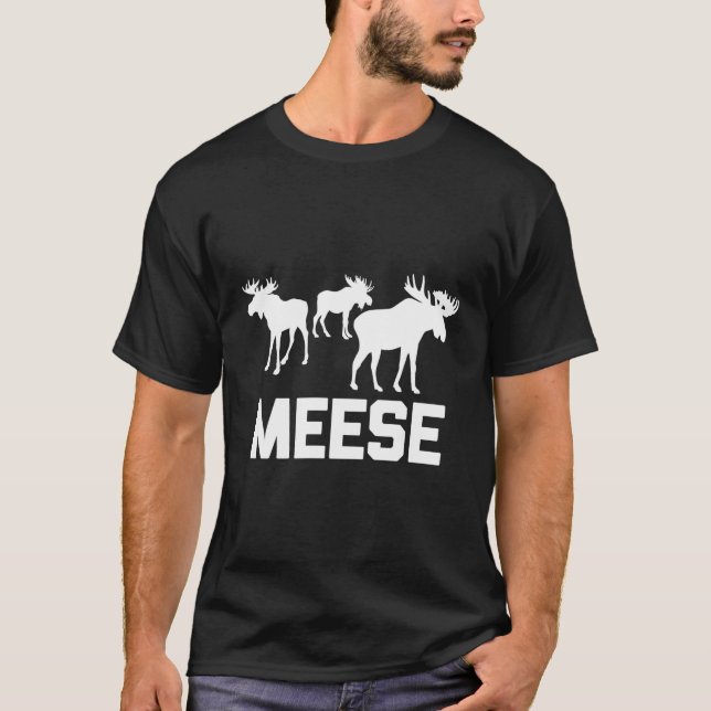 Mee Sprichwort Hirsch JagdElche T-Shirt (Vorderseite)