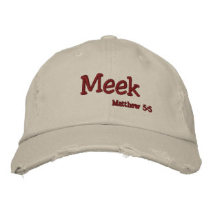 MEEK Bible Quotes Anpassen Bestickte Baseballkappe