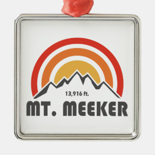 Meeker Colorado Ornament Aus Metall