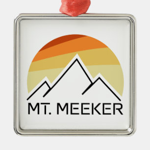 Meeker Colorado Retro Ornament Aus Metall