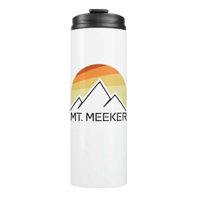 Meeker Colorado Retro Thermosbecher (Vorderseite)