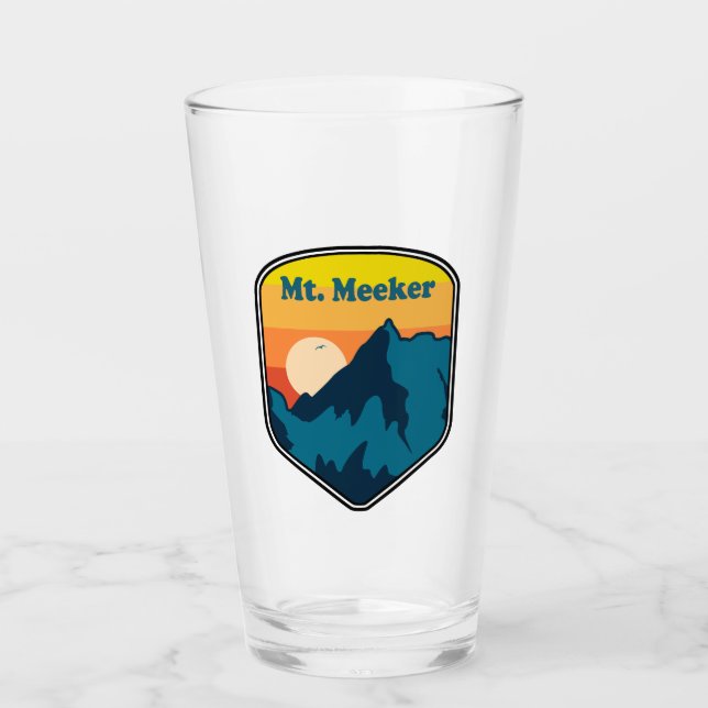 Meeker Colorado Sunrise Glas (Vorderseite)