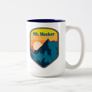 Meeker Colorado Sunrise Zweifarbige Tasse