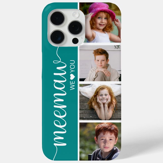 Meemaw 4 Foto Case-Mate iPhone Hülle (Rückseite)