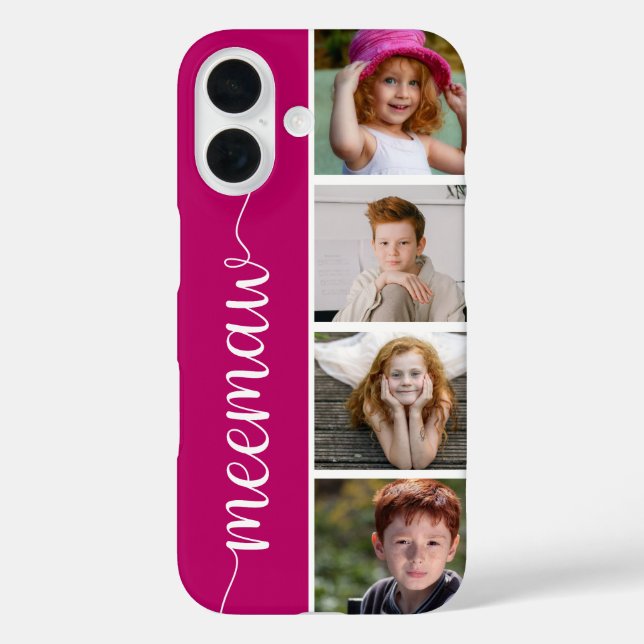 Meemaw 4 Foto Case-Mate iPhone Hülle (Rückseite)