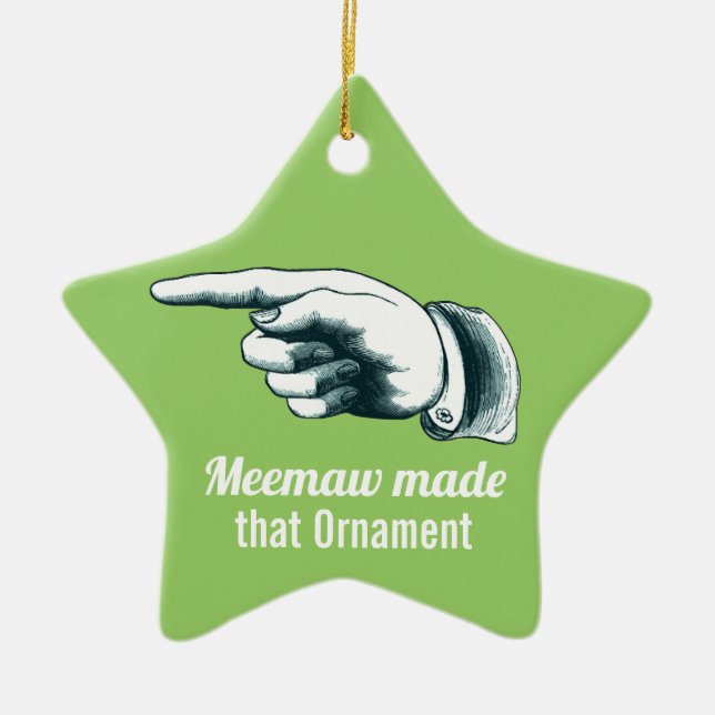 Meemaw Christmas Tree Ornament (Vorne)