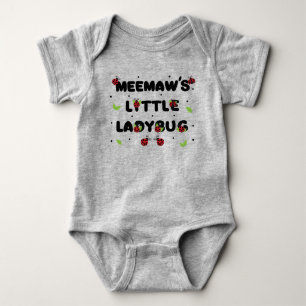 Meemaw's Kleiner Marienkäfer - Süß Baby Strampler