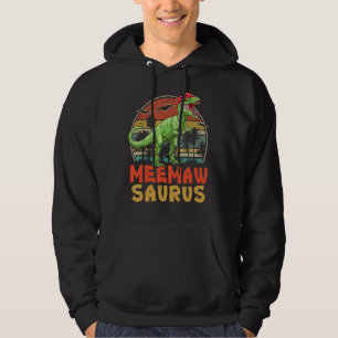 Meemawsaurus Rex Dinosaur Familie Matching Hoodie