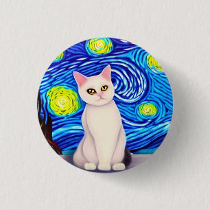 Meeow! 3 cm Abzeichen Button