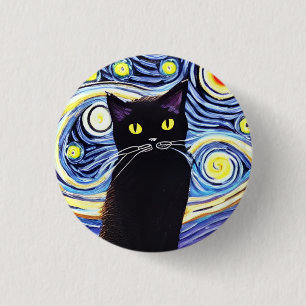 Meeow! 3 cm Abzeichen Button