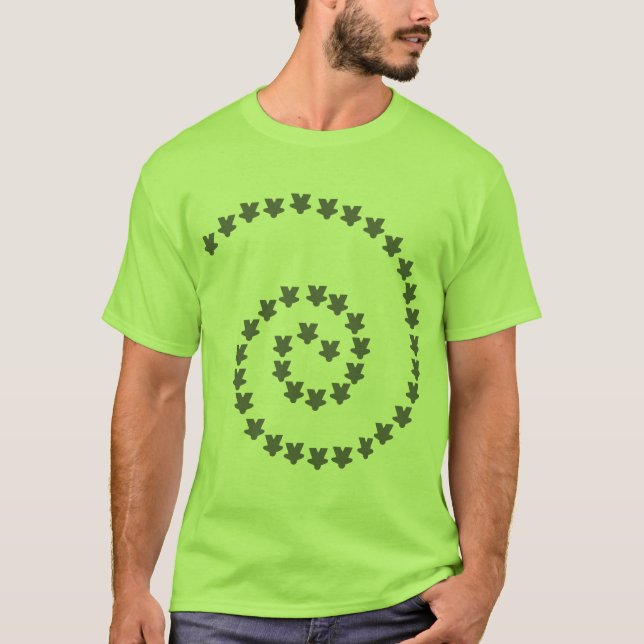Meeple Spiral - Basic T-Shirt (Vorderseite)