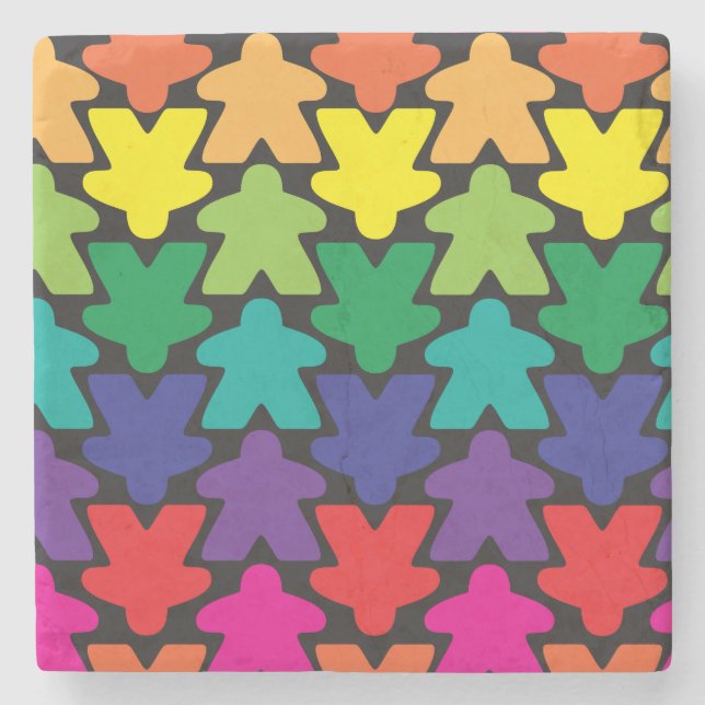 Meeple Untersetzer (Vorderseite)