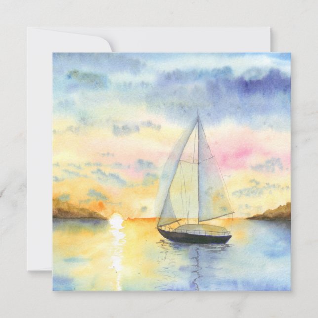 Meer bei Sonnenuntergang (Vorderseite)