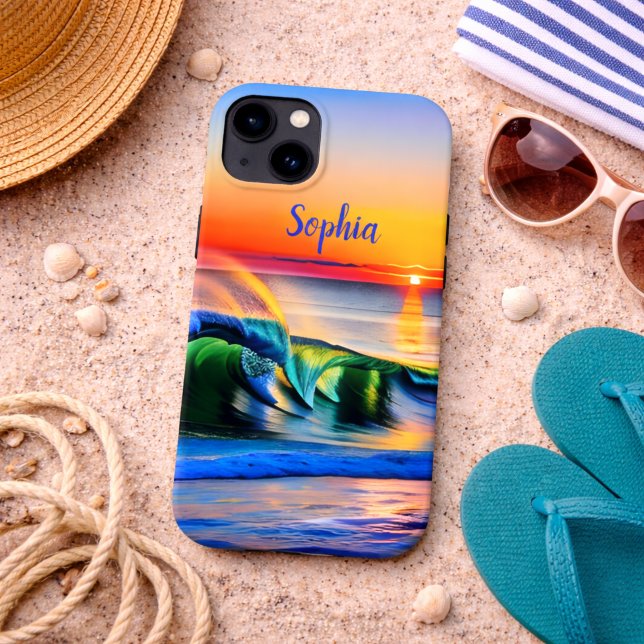 Meer bei Sonnenuntergang Case-Mate iPhone Hülle (Von Creator hochgeladen)