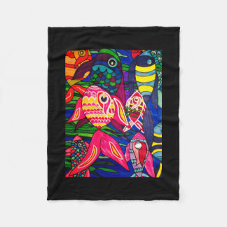 Meer der Fische Fleecedecke