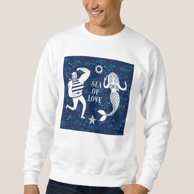 Meer der Liebe Poster Sweatshirt (Vorderseite)