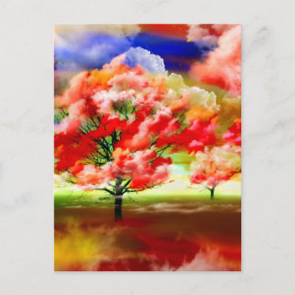 Meer der Rose von Lenny wolds surreal Postkarte