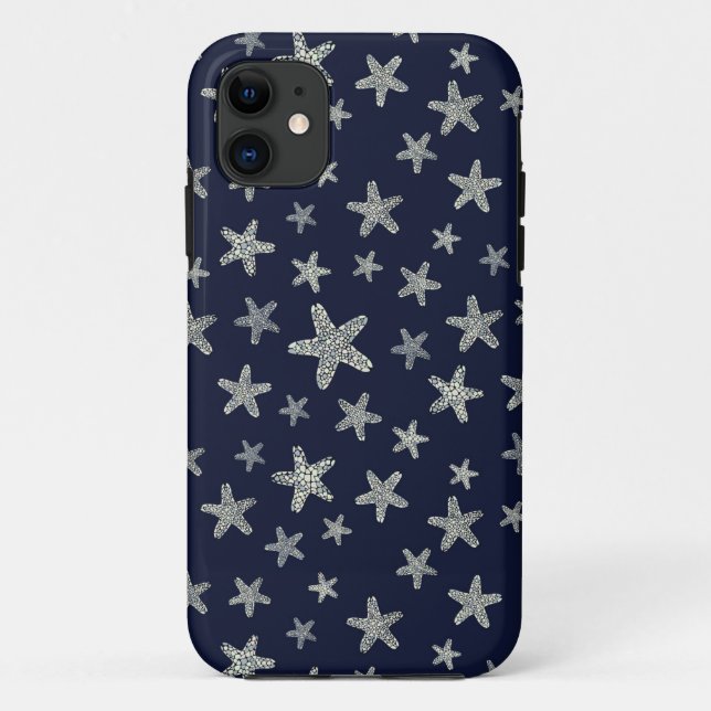 Meer des Starfish-Musters Case-Mate iPhone Hülle (Rückseite)