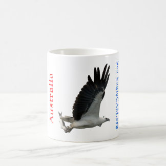 Meer-Eagle mit der Fisch-Tasse Kaffeetasse