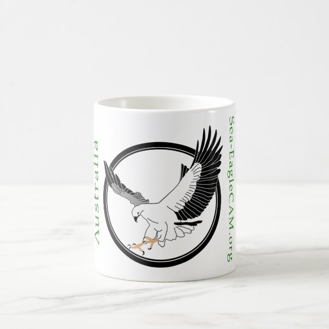 Meer-EagleCAM Logo-Tasse Kaffeetasse (Mittel)