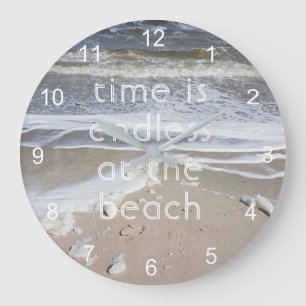 Meer, Küste, Beach Life Große Wanduhr
