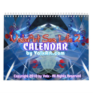 Meer-Leben Kunstkalender durch Valxart Kalender