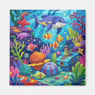 Meer Leben Magnet