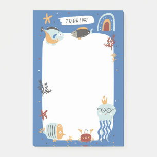 Meer Leben To-Do-Liste Post-It-Notizen Post-it Klebezettel