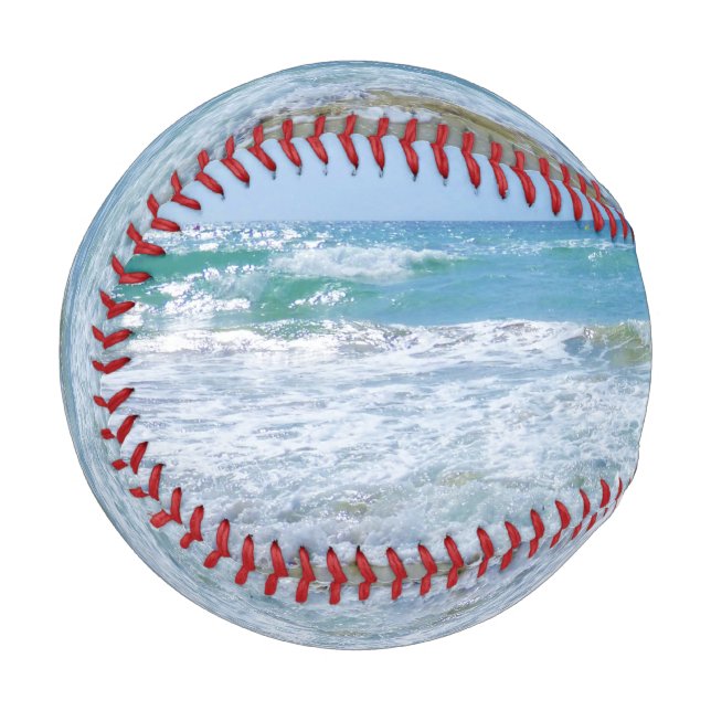 Meer mit Wellen Baseball (Vorderseite Links)