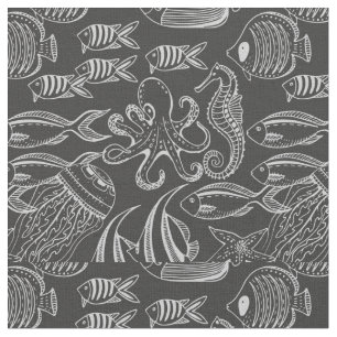 Meer-Muster Stoff