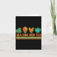 Meer Mutterschaf Henne Tee Lustiger Spruch Retro S