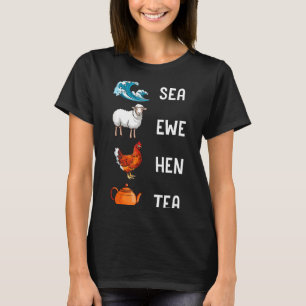 Meer Mutterschaf Henne Tee Lustiger Witz Spruch Zi