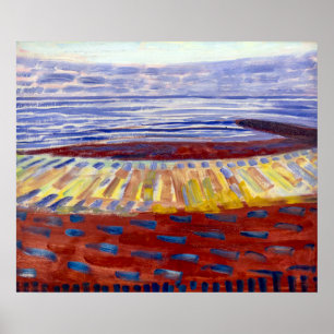 Meer nach Sonnenuntergang Piet Mondrian Poster