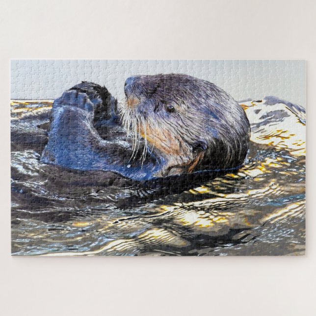 Meer Otter unsere Meere Puzzle (Horizontal)