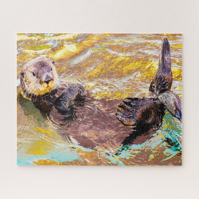 Meer Otter unsere Meere Puzzle (Horizontal)