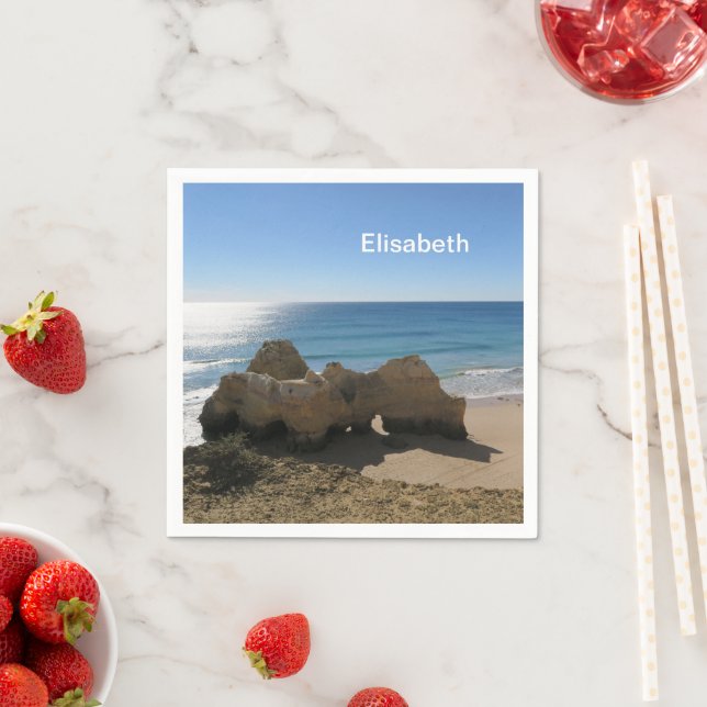 Meer, Ozean, Wasser, Natur, Landschaft, Strand, Na Serviette (Beispiel)